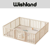 2 Way Bear Simple Fence  Ages From 3 Months+ Portable and Transformable Storage Rack Gift For Kids by WISHLAND