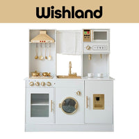 MAMABRUM Wooden Mist Spraying Kitchen Ages 3+ With Real Water Interactive Gift For Kids by WISHLAND