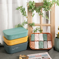 4pcs Organizer Storage for Underwear Bra Socks Closet Organizer by WISHLAND