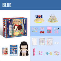 Ddung DIY Dress Up Doll Ages 3+ Customizable Creative Play Kit Gift For Girls by WISHLAND