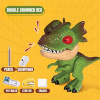 Dinosaur World Stationery Ages 3+ Animal Model Multifunctional Gift For Kids by WISHLAND
