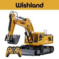 Alloy Spray Excavator Ages 3+ With Mist Lights and Sounds Gift For Boys by WISHLAND