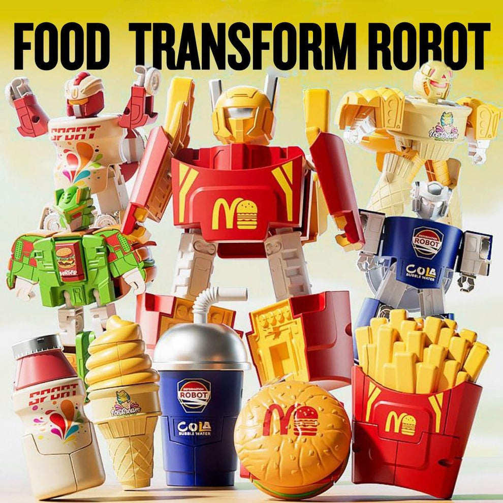 Food Transform Robot Ages 3+ Creative Snack Character Gift For Kids by ...