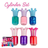 Sparkle & Shine Nail Polish Ages 4+ Easy Peel Off And Quick Dry Kids Gift For Girls by WISHLAND