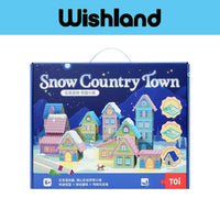 TOI Snow Country Town Ages 6+ DIY Miniature House Arts and Crafts Gift For Boys and Girls by WISHLAND