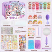 TELADO Goo Card Set DIY Hair Comb and Mirror Accessories for Kids by WISHLAND