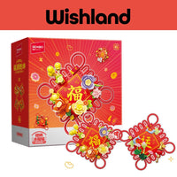 Chinese Charms Magnet Blocks Traditional Lucky Symbol Building Set Gift For Kids by WISHLAND