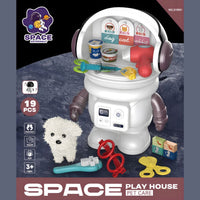 Space Play House Kitchen Doctor Tools Pretend Play Set for Kids by WISHLAND