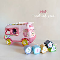 Baby Smart Colorful Musical Bus for Kids Early Education by WISHLAND