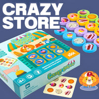 Crazy Store Wooden Matching Chips Puzzle Game for Kids by WISHLAND