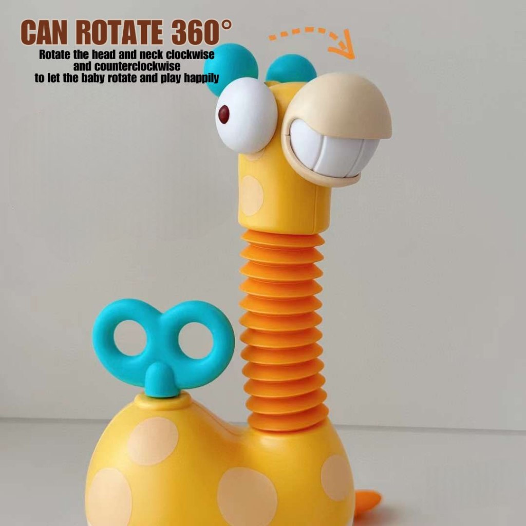 Twisting Key Giraffe Sensory Training Motor Skills Pull String Activity with Twisti ...