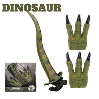 Beast Dress Up Ages 3+ Tiger Dinosaur Claw and Tails Costume Pretend Play Gift For Kids by WISHLAND
