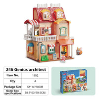 FEELO 246pcs Genius Architect Large Blocks Building Set for Kids by WISHLAND