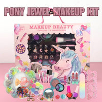 Pony Jewel and Make Up Kit for Kids Fashion Pretend Play by WISHLAND