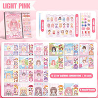 Nini Coloring and Sticker Pad Dress Up For Kids Scrapbooking and Journal by WISHLAND