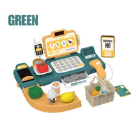 KAIDILE Cash Register Supermarket Cashier Simulation Toy for Kids by WISHLAND
