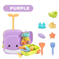 Whale Trolley Beach Toy Sand Castle Maker Sand Beach Box for Kids by WISHLAND