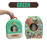 Rabbit Farm Bag Backpack Educational Pretend Playset for Kids by WISHLAND