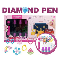 DIY Diamond Sticker Pen Gems Stamper Arts and Crafts for Kids by WISHLAND