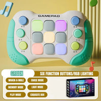 Gamepad Push Game Fidget Toy Flashing Handheld Game for KIds by WISHLAND