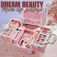 Dream Beauty Makeup Suitcase Vanity Kit for Kids Fashion Pretend Play by WISHLAND