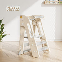 Learning Tower Adjustable Step Ladder Gift For Kids by WISHLAND