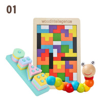 Wooden Educational Toys Set Gift For Kids by WISHLAND