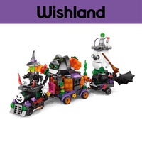 Train Halloween Building Blocks Ages 6+ Festive Railway Assembly Toy Gift For Kids by WISHLAND