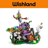 Spooky Manor Halloween Building Blocks Ages 6+ Creepy Castle DIY Brick Playset Gift For Kids by WISH