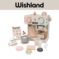 KABI Coffee Maker Ages 3+ Kitchen Appliance Pretend Cafe Playset Gift For Kids by WISHLAND