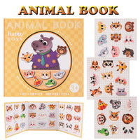 Happy Toys Magnetic Book Shadow Matching Puzzle Animal Fruits Vegetable Book by WISHLAND