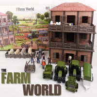 The Farm World Do it Yourself Tractor Animals and Furnish Set for Kids by WISHLAND