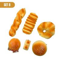 Bread Bakery Set Ages 3+ 6 Pieces Set Pretend Food Play Gift For Kids by WISHLAND