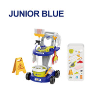 Little Helper Ages 3+ Simulation Cleaning Housekeeping Toy Cart Pretend Play Gift For Boys and Girls by WISHLAND