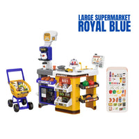 Large Supermarket Accessories Playhouse for Kids Pretend Play by WISHLAND