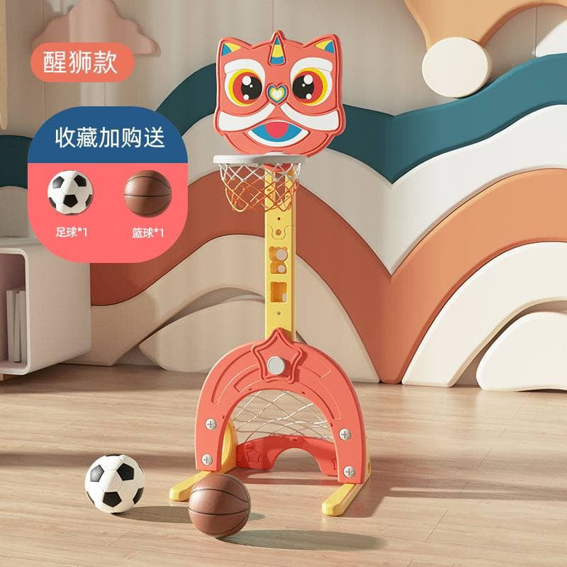 5 in 1 Animal Basketball with Music Hockey Soccer Ring by WISHLAND