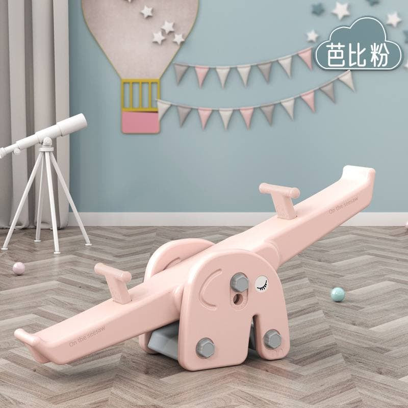 Elephant Seesaw Indoor and Outdoor Play Ground Toy for Kids by WISHLAND