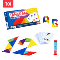 TOI Puzzles Tangram Suitable For Age 3+ Early Educational Toy for Kids by WISHLAND