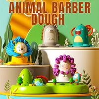 Animal Barber Shop Dough for Kids Pretend Play by WISHLAND