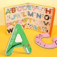 Magnetic Letter Pairing Learning Alphabet Educational Toy for Kids by WISHLAND