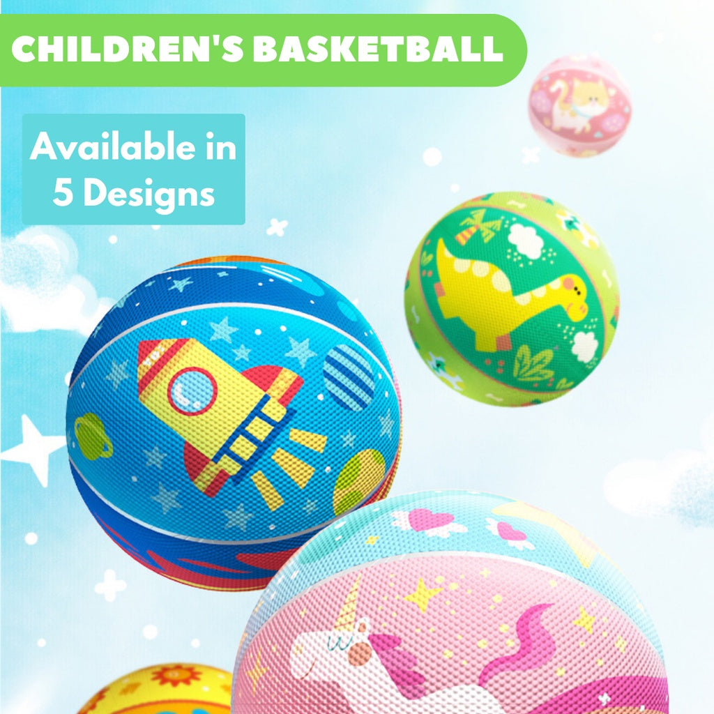 TOI Children Basketball Indoor and Outdoor Rubber Ball for Kids