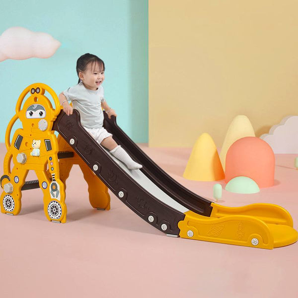 Robot Slide with Balls & Rings Indoor Foldable Slide Play Set by WISHLAND