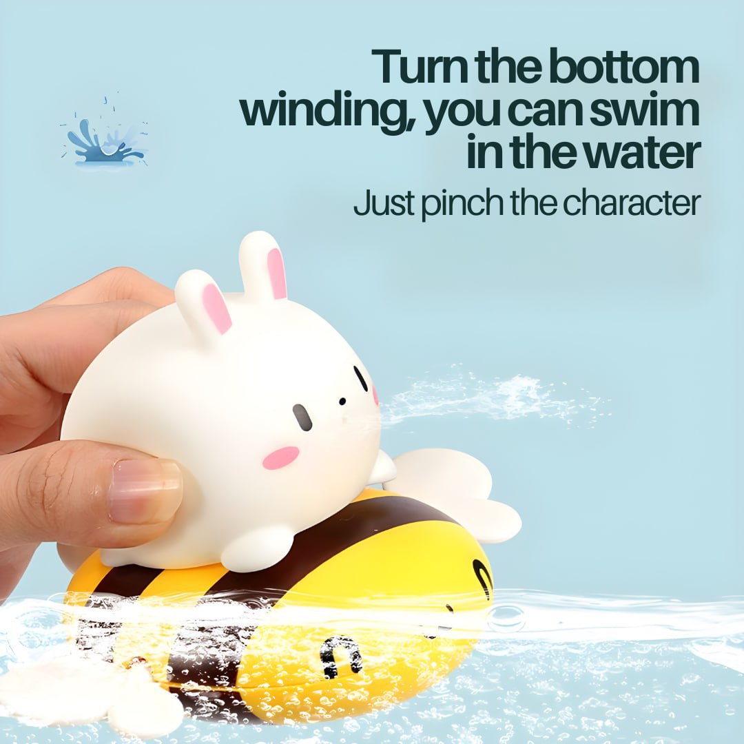 Spray Water Piggy Flying Pig Unicorn and Bunny Bath Toy by WISHLAND