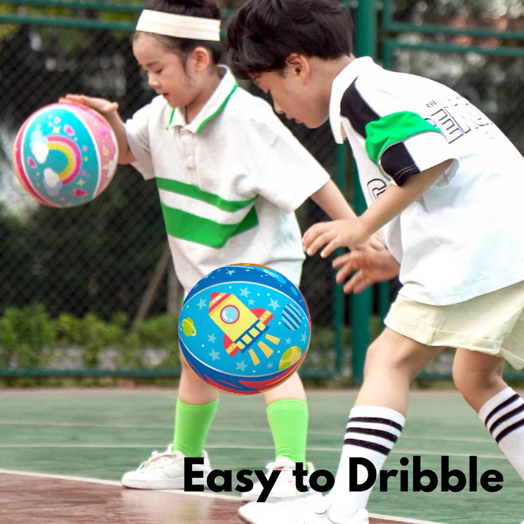 TOI Children Basketball Indoor and Outdoor Rubber Ball for Kids