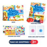TOI Busy Book 20 Pages Quiet Book Activity Book for Kids Montessori Toys