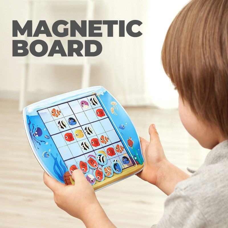 TOI Sudoku Board Game Suitable For Age 3+ Magnetic Board Educational Toy for Kids by WISHLAND