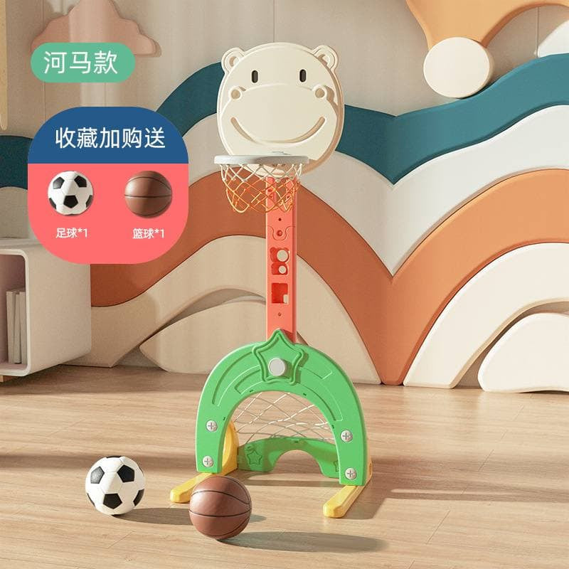 5 in 1 Animal Basketball with Music Hockey Soccer Ring by WISHLAND