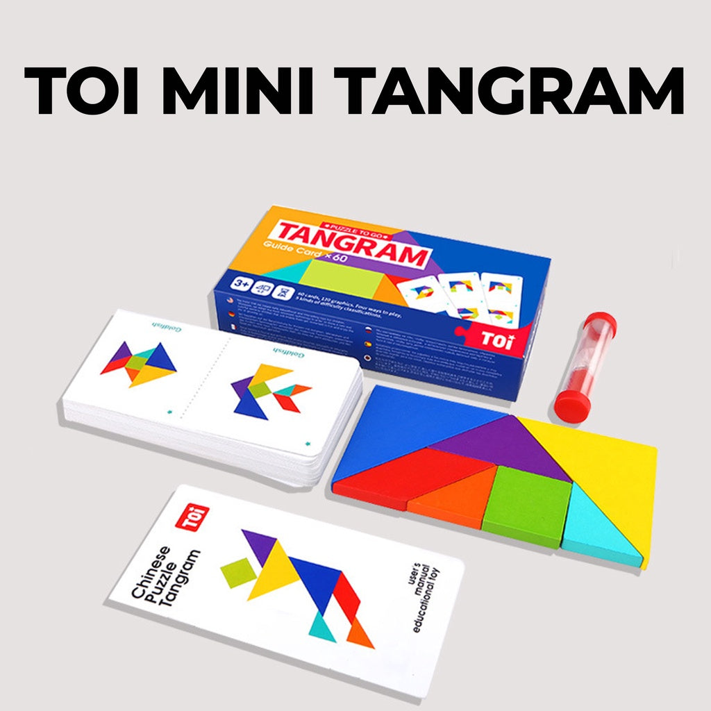 TOI Puzzles Tangram Suitable For Age 3+ Early Educational Toy for Kids by WISHLAND