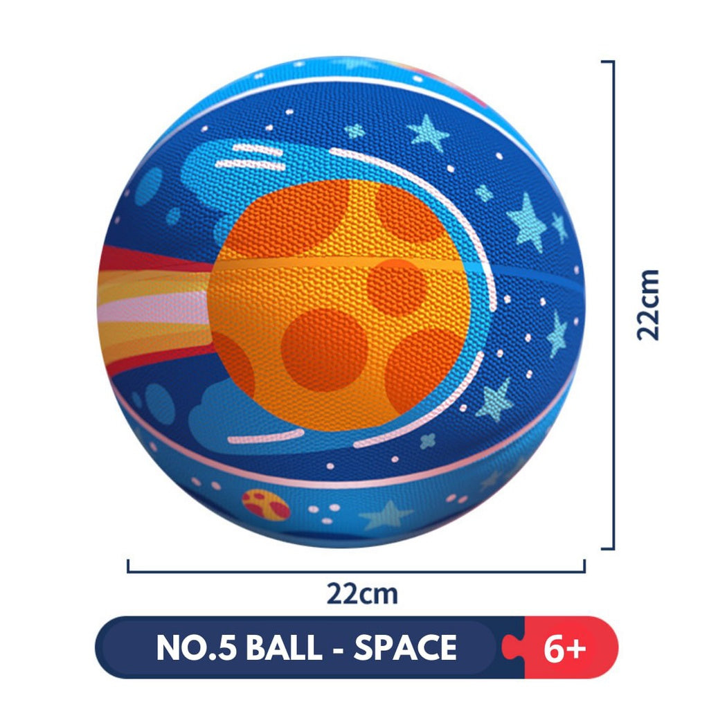 TOI Children Basketball Indoor and Outdoor Rubber Ball for Kids