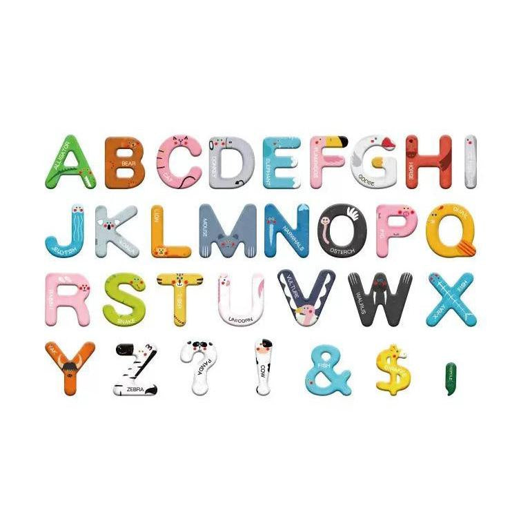 Magnetic Letter Pairing Learning Alphabet Educational Toy for Kids by WISHLAND